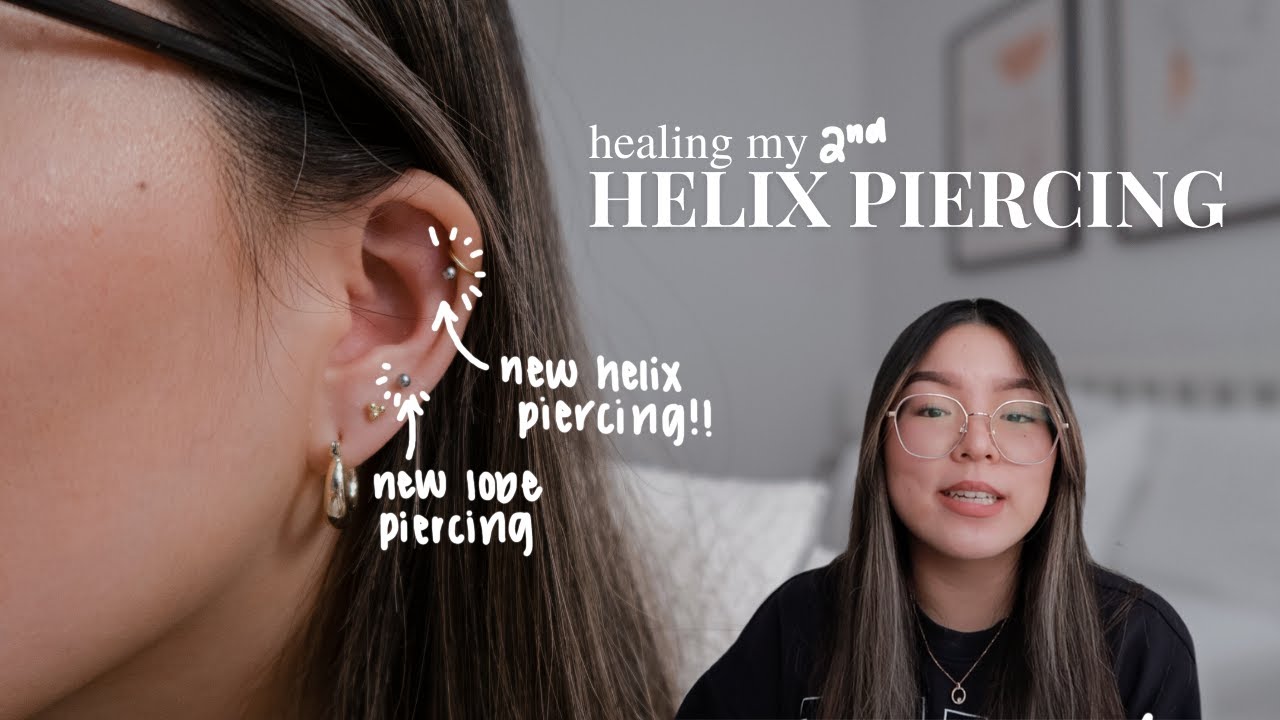 Wie ich mein HelixPiercing geheilt habe Piercing Pflege