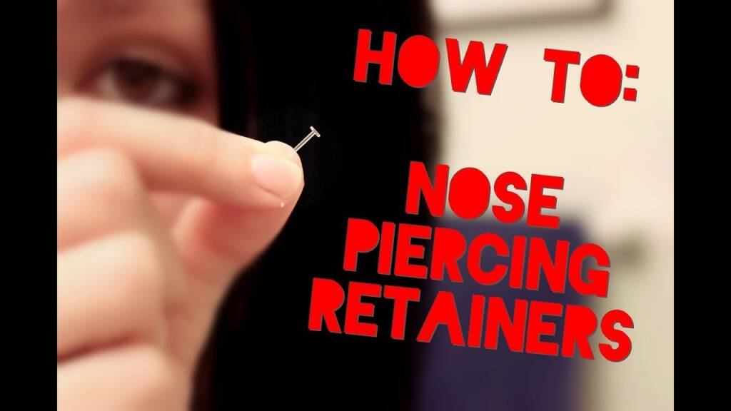 Einsetzen von Nasenpiercing-Halterungen! | Verstecke deine Piercings!