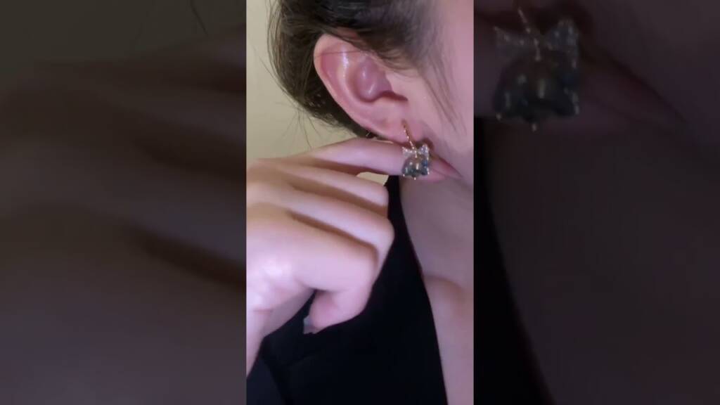 Butterfly earring #shortvideo #earring #jewelry