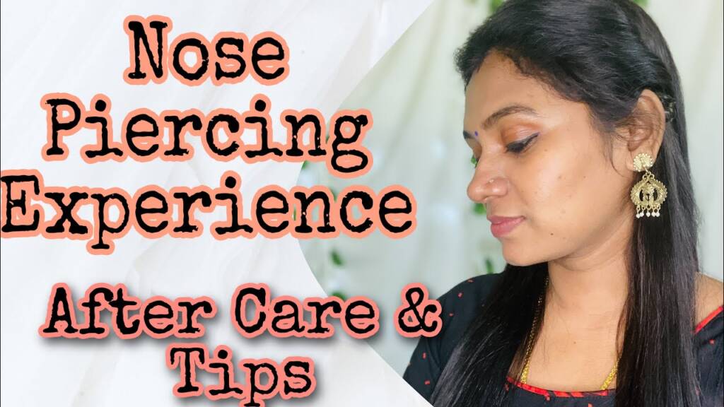 NOSE PIERCING in தமிழ்/ My Experience/ After Care tips/ My First DIAMOND Jewellery/ *requested video