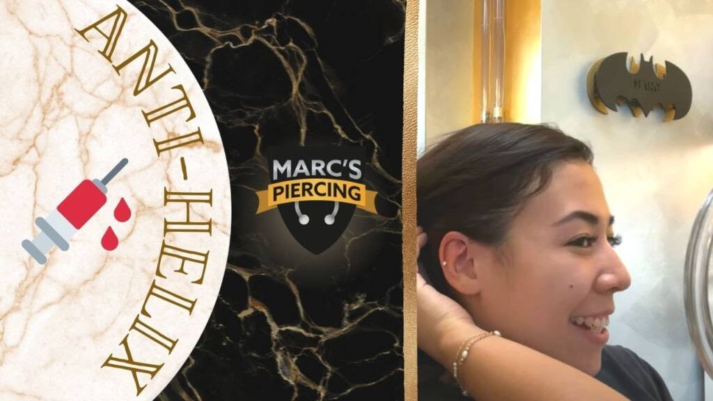 She's happy 😍🥰 | Anti-Helix perfekt plaziert 👌 -💉 Marc's Piercing TV